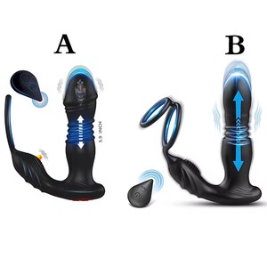 STELLAR PATH Masseur de prostate masculin télescopique vibrant sans fil 10 modes, plug anal en silicone pour hommes - Product Image 6