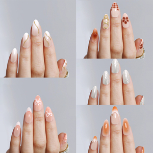<span class=keywords><strong>Uñas</strong></span> Postizas Reutilizables Nailway, <span class=keywords><strong>Diseño</strong></span> Personalizado en <span class=keywords><strong>Amarillo</strong></span> Almendra Dorado, Material ABS, Venta al por Mayor, <span class=keywords><strong>Uñas</strong></span> <span class=keywords><strong>de</strong></span> Presión para San Valentín, Alta Calidad - Product Image 5