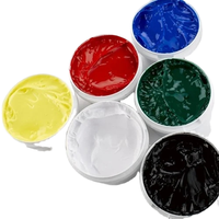 Encre Plastisol Liquide Brillante à Base d'Eau pour Sérigraphie sur Tissu Caoutchouc, Adhérence Permanente, Haute Qualité, Longue Durée de Vie