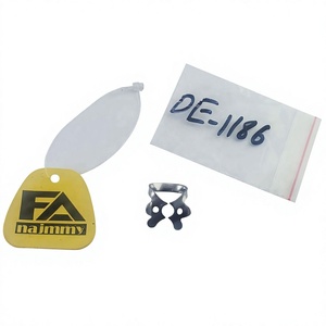 ที่หนีบยางกันน้ำลายสำหรับทันตกรรม DE-1186 สีเงิน เครื่องมือแบบใช้มือ ราคาขายส่ง คุณภาพสูง รับผลิตตามสั่ง เครื่องมือผ่าตัดทางทันตกรรม - Product Image 1