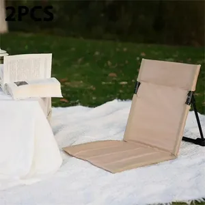 Wholesale Foldable Outdoor <b>Lounge</b> <b>Chair</b> <b>Beach</b> Garden Summer Travel Portable Floor Mat Lawn Camping Folding Back - Product Image 3