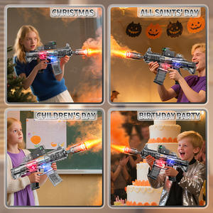 Nuevo Diseño Mejorado Pistola de Juguete de Plástico M416 con Ráfaga Eléctrica Automática de Mano, Lanzador de Agua Luminoso para Niños y Niñas - Product Image 5