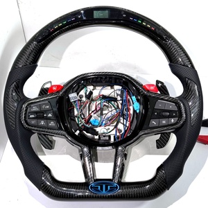 Volante de Fibra de Carbono para <span class=keywords><strong>BMW</strong></span> G02 G05 G06 G09 G11 G12 G15 G20 G22 G28 G29 G30 G38 G80 G82 F40 F90, Accesorios para Automóviles - Product Image 2