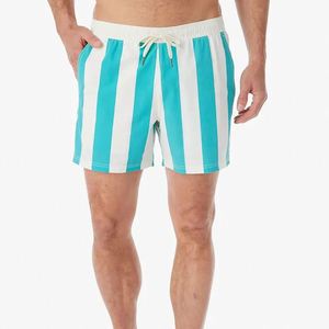 Shorts de bain décontractés pour hommes, coupe ample, séchage rapide, couleurs unies, pour la plage, 100 % polyester - Product Image 2