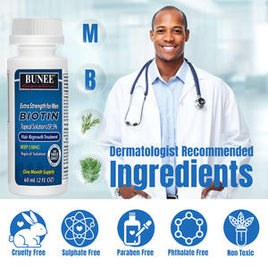 Productos calientes Solución tópica para hombres Tratamiento antipérdida de cabello Aceite para el crecimiento del cabello Suero de biotina Kirland crecimiento del cabello - Product Image 5