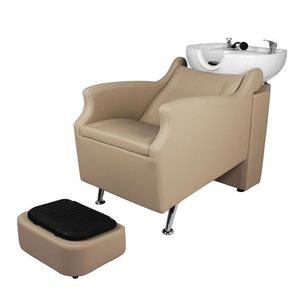 Silla <span class=keywords><strong>de</strong></span> <span class=keywords><strong>Lavado</strong></span> <span class=keywords><strong>de</strong></span> Cabello Color Beige en Oferta, Muebles <span class=keywords><strong>de</strong></span> Salón <span class=keywords><strong>de</strong></span> Belleza con Lavabo para Peluquerí<span class=keywords><strong>a</strong></span> - Product Image 1