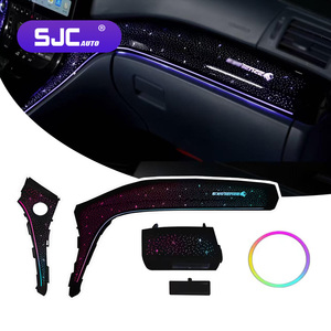 Système d'éclairage ambiant pour voiture SJC LHD/RHD 64 couleurs pour <span class=keywords><strong>Toyota</strong></span> Alphard série 20 2008-2015, éclairage LED ciel étoilé 12V, systèmes d'éclairage automobile - Product Image 1