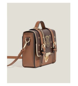 Sac messager portable en PU de style britannique, transfrontalier, co-marqué, thème Sorcellerie et Magie de l'École de Poudlard - Product Image 4