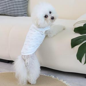Chaleco a Rayas para Perros, 100% Algodón Puro, Ropa Cálida para Cachorros de Otoño/Invierno, para Perros Havanese, Venta al Por Mayor - Product Image 6