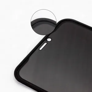 Protetor de tela transparente alto 3d 9h privacidade vidro temperado anti-explosão invisível para iphone x iphone xr