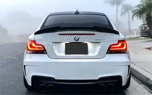 Aileron de coffre arrière de voiture style PSM pour BMW E82 125i 128i 135i M1 120i 120d Coupé 2007-2014 Accessoires auto - Product Image 4