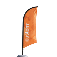 Drapeaux de plage synchronisés imprimés UV, personnalisés, pour promotion extérieure – Offre spéciale