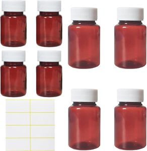 Vente en gros de flacons en plastique pharmaceutiques ronds de 225 cc de qualité médicale blancs - Product Image 1