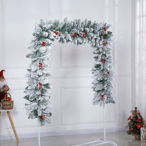 Guirlande de Noël pour Décoration de Scène 180/270cm, Bandes de Vigne Synthétique Épaissie pour Vitrine de Magasin, Guirlandes Florales de Noël - Product Image 4