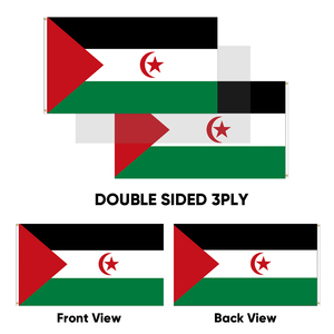Vente en gros 3x5ft La <span class=keywords><strong>République</strong></span> <span class=keywords><strong>arabe</strong></span> sahraouie démocratique drapeaux polyester Personnaliser toutes les nations expédition rapide Fournisseur fiable - Product Image 4