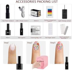 Imprimante à ongles mobile M1 3D professionnelle, imprimante numérique pour ongles et fleurs, imprimante à vernis à ongles Artpro, machine d'impression pour ongles, investissement - Product Image 3