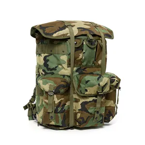 AKmax ALICE Pack Large Backpack Woodland camo 50L Hiking Rucksack for Jungle Safari