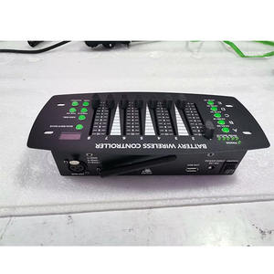 Аккумулятор беспроводной DMX512 контроллер Мини Профессиональный светодиодный сценический консоль ПК Канал <span class=keywords><strong>DMX</strong></span> цена - Product Image 2