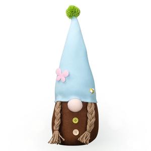 Décoration de Pâques et de printemps, couple de gnomes en tissu - Product Image 5