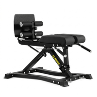 Zoshine Appareil d'extension dorsale réglable en acier, Glute Ham Developer (GHD), Entraîneur d'hyperextension, Équipement de gym multifonction pour la maison