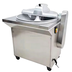 Commercial Stainless Steel Electric Meat Bowl <b>Cutter</b> for Sausage Dumpling <b>Vegetable</b> Meat Processing Shredding Chopping Machine - Product Image 3