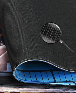 Xinrunjin Tapis de souris bleu étendu à la mode en silicone de marque Logo personnalisé-pour les bureaux de jeu Configurations de bureau Promotions d'entreprise - Product Image 4