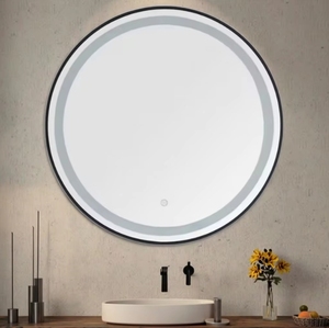 frameless design with an integrated LED light strip around its border LED <b>Bathroom</b> light for <b>bathrooms</b> - Product Image 6