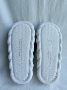 Pantofole in maglia con stampa di animali dei cartoni animati bianche, suola in EVA imbottita, punta aperta, per uso domestico, taglia 36-41 - Product Image 2