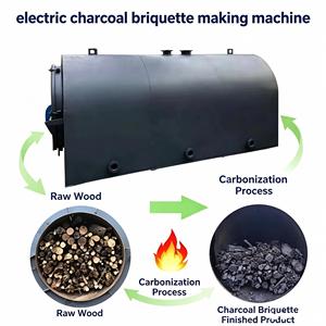 Nouvelle machine automatique à vis pour la fabrication de briquettes de charbon de bois, four de carbonisation électrique écologique - Product Image 1
