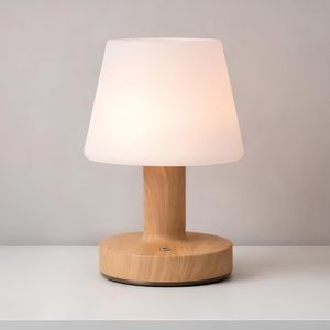 Lampe de table moderne de luxe en métal, design champignon carré, à piles, lampes de lecture, décoration intérieure, lampes de chevet pour chambre à coucher - Product Image 1