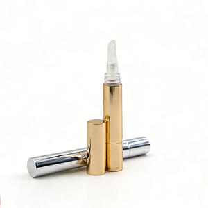 Stylo à vernis à ongles en plastique argenté de 3 ml et 5 ml pour soins personnels et nutrition des cuticules, avec porte-clés et impression sérigraphiée, vente en gros - Product Image 6