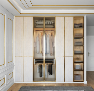 Hàng Châu Vermont hiện đại sơn mài cửa kính TV Tủ TV đứng tủ quần áo nghiên cứu Tủ tùy chỉnh toàn bộ nhà thiết kế - Product Image 6