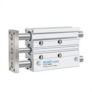 Cilindro Neumático Compacto Guiado MGPL con Varilla Guía, Cilindro <span class=keywords><strong>de</strong></span> Aire <span class=keywords><strong>de</strong></span> Doble Acción, Diámetro 12, 16, 20, 25, Carrera 25-150 - Product Image 1
