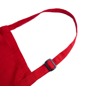 Delantales de Cocina Personalizados al por Mayor con Logotipo Personalizado, de Poliéster Rojo, para Chefs, Cafeterías, Restaurantes, para Niños y Adultos - Product Image 4