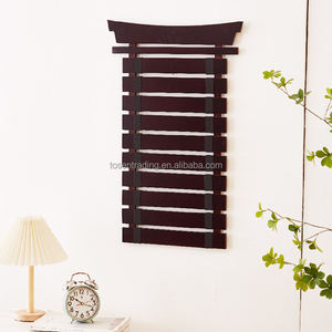 Support de ceinture d'arts martiaux Espresso pour Karaté, Taekwondo et Kung Fu - Matériau MDF contemporain pour Chambre et Salon - Product Image 1