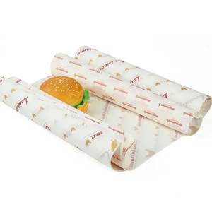 Emballages personnalisés pour la restauration rapide, papier sulfurisé simple face, résistant à la graisse, de qualité alimentaire, pour sandwichs, pains, gâteaux - Product Image 4