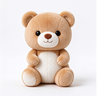 Ensemble de jouets en peluche animaux mignons, lapin, renard, panda, corgi, ours, koala en peluche personnalisés, en coton PP doux, vente en gros