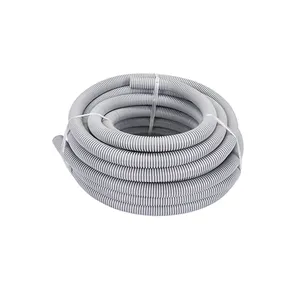 Flexible Pvc Electrical Pipe OEM Waterproof Medium Heavy Duty Plastic PVC Electrical Flexible Non Metallic Conduit Pipe Conduit Corrugated Plastic Pipe