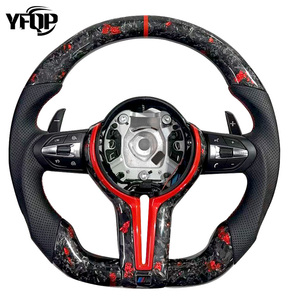 <span class=keywords><strong>Volante</strong></span> deportivo de carbono personalizado <span class=keywords><strong>M</strong></span> para modelos BMW de cuero perforado negro para F10 F30 F31 F32 F20 E92 <span class=keywords><strong>E60</strong></span> X6 E71 X5 E70 M3 M4 - Product Image 2