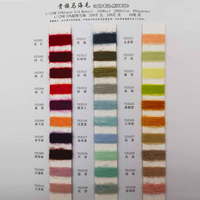 Superfine Haute Qualité 33% Super Kid Mohair 33% Laine 28% Nylon 6% Spandex Fil Fantaisie