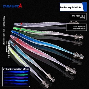 Aguja de pesca japonesa <span class=keywords><strong>YAMASHITA</strong></span> de acero inoxidable para <span class=keywords><strong>calamar</strong></span>, anzuelo especial de barril largo, aguja para <span class=keywords><strong>calamar</strong></span>, cebo vivo para pesca en agua salada - Product Image 5
