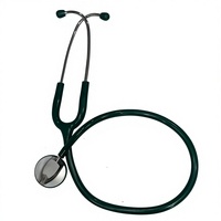Stéthoscope manuel binaural professionnel en alliage de zinc à tête unique certifié CE pour étudiants en médecine et médecins - Vente en gros