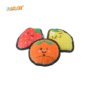 יצרן famipet מותאם אישית סיטונאי סדרת פירות שטוחים חדש עיצוב כלבלב ממולא גור כלב צעצוע - Product Image 1