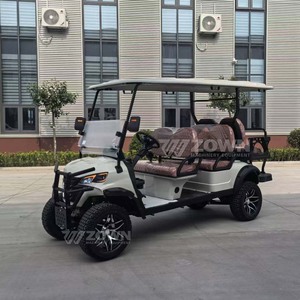 Carrito de Golf Eléctrico de Litio de Alto Rendimiento, Buggy de Golf de 4 Plazas con Parabrisas para Club de Campo - Product Image 3