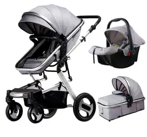 JXB 2025 Nouvelle Arrivée Mode Poussette Bébé à Deux Sens Haute Paysage pour Fille et Garçon - Product Image 1