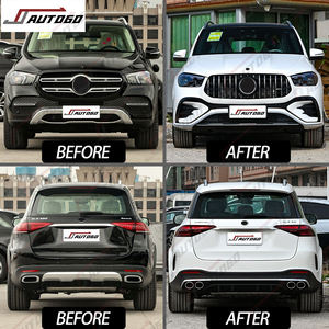 2025 nuevo Kit de carrocería de diseño para Benz W167 <span class=keywords><strong>GLE</strong></span> clase 2020 2021 <span class=keywords><strong>2022</strong></span> 2023 actualización a 2024 2025 GLE53 AMG conjunto de parachoques - Product Image 2