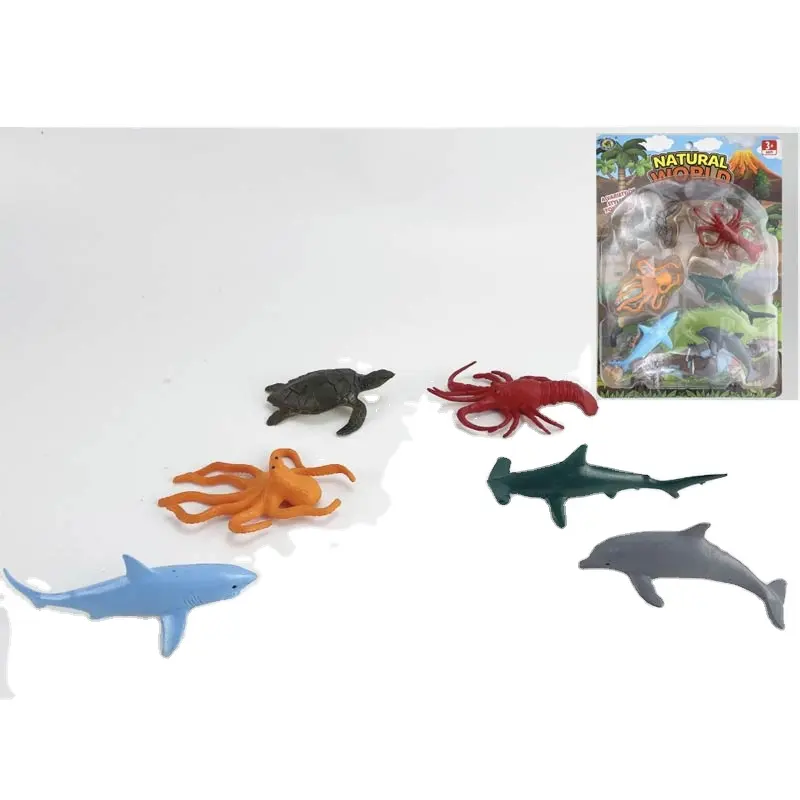 Mini Kunststoff Zoo ainaml Spielzeug Simulation Tiers pielzeug Set billig PVC Kunststoff Spielzeug Modell für Kinder