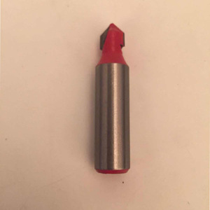 เครื่องตัดร่องรูปตัววีซีอาน ขนาด 1/2 นิ้ว 90 องศา สำหรับเครื่องแกะสลัก เหล็กกล้าคาร์บอน แบบฟลูตเดี่ยว - Product Image 2