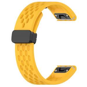<span class=keywords><strong>Correa</strong></span> de Reloj de Silicona de 20/22/26 mm de Ajuste Rápido para <span class=keywords><strong>Garmin</strong></span> <span class=keywords><strong>Fenix</strong></span> 8 7S 7 6 5 <span class=keywords><strong>5S</strong></span> Forerunner 945, <span class=keywords><strong>Correa</strong></span> Deportiva Transpirable con Hebilla Magnética - Product Image 5