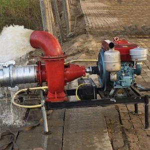 Pompe à eau centrifuge auto-amorçante en acier inoxydable pour moteur diesel, 6 pouces, portable, haute pression, pour irrigation et drainage, 30 CV - Product Image 4